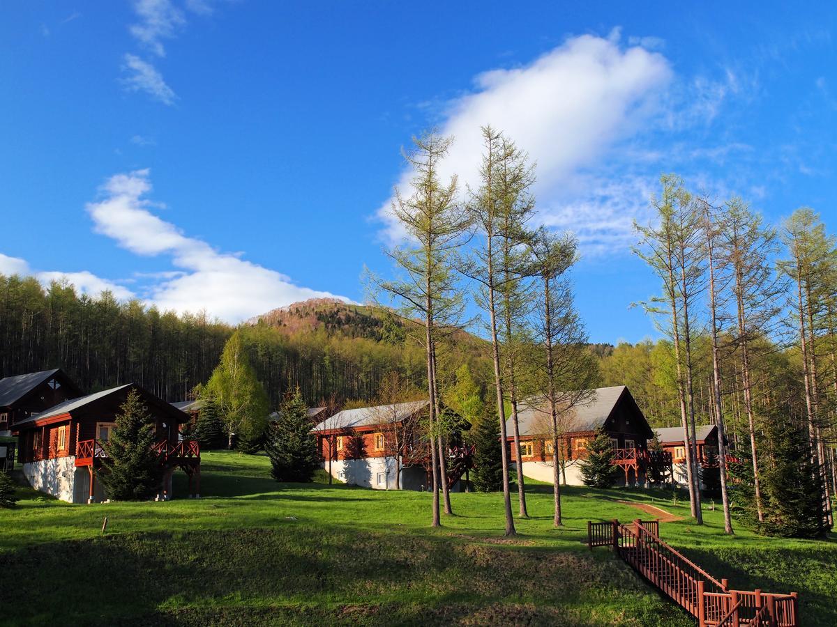 Log Hotel Larch Lake Kanayama Minamifurano Ruang foto