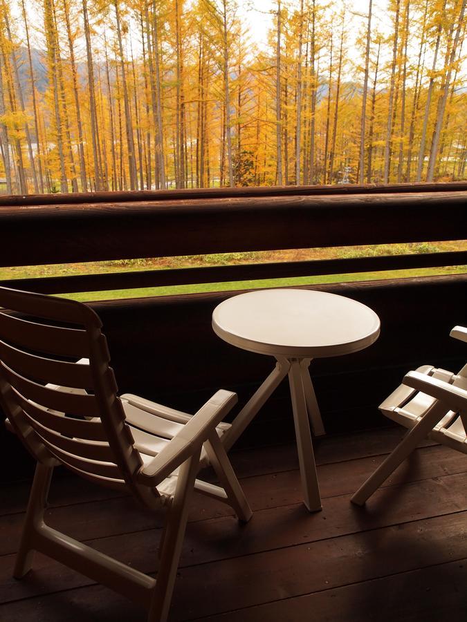 Log Hotel Larch Lake Kanayama Minamifurano Ruang foto